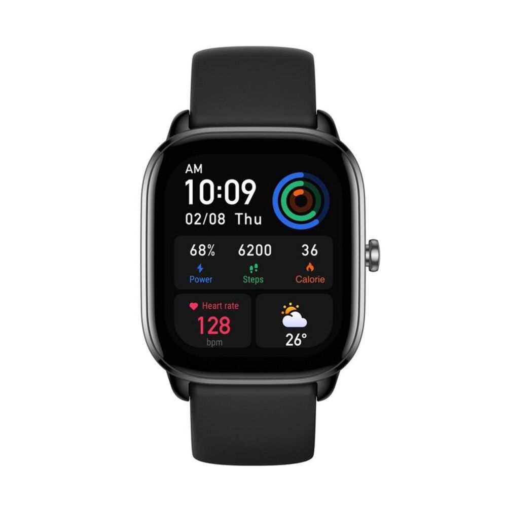 Amazfit -  GTS 4 Mini Smartwatch - Midnight Black Black
